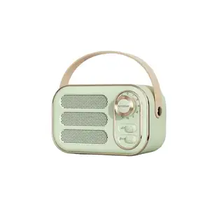 Retro BT Speakers Portable Mini Subwoofer Wireless Loudspeaker Multi Function Vintage Speaker
