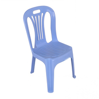 Meubles de salon pour adultes Chaise en plastique à dossier Vente en gros