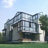 Maisons modulaires en conteneurs, mini-maisons, villas, hôtels, appartements, bureaux, bâtiments de luxe portables et mobiles, fabricant chinois, véranda