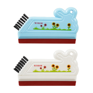 <b>Double</b>-<b>Sided</b> Squeegee For Bathroom Sink Glass <b>Mirror</b> Cleaning Durable Plastic Manual Cleaner With Handle - Product Image 5