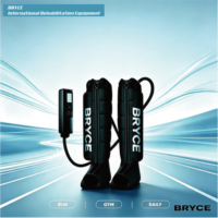 Masseur de jambes à compression d'air séquentielle sans fil BRYCE LB-001 pour la physiothérapie et la rééducation, 12 modes, pression de 60 à 270 mmHg