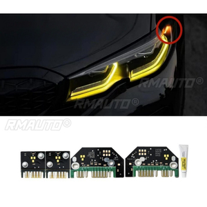 Pour BMW Série 3 G20 G21 320i Configuration Haut de Gamme, Modification de la Source Lumineuse à LED Jaune pour Feux de Jour à Couleur Changeante - Product Image 3