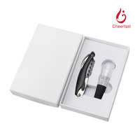 Cheerfast Bouteille De Vin Verseur Tire-Bouchon Ensemble Bar Accessoires Cadeau Ensemble Réutilisable Bar Accessoire 2Pcs Vin Accessoires Kit