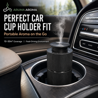 Diffuseur d'arômes portable sans eau pour voiture, alimenté par USB, machine à parfum pour voiture, hôtel, maison, vente chaude