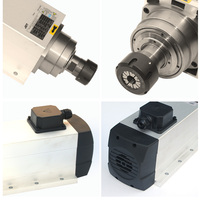JST refroidissement par Air 2.2KW ER20 220v 380v moteur de broche gravure rectifieuse CNC routeur moteur de broche