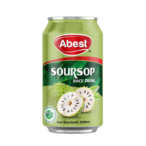 น้ำฝรั่งพร้อมเนื้อ 330 มล. กระป๋อง เครื่องดื่มผลไม้เขตร้อน รับผลิตแบบ OEM ODM แบรนด์ส่วนตัว ผู้ผลิต A&B เวียดนาม - Product Image 1
