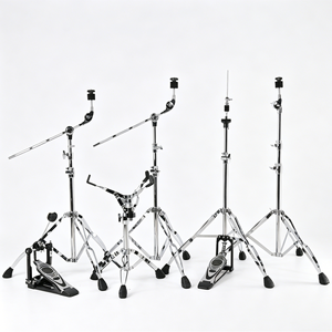Juego de Batería Acústica de Metal de 5 Piezas, Duradero, <span class=keywords><strong>con</strong></span> Bombo, para Conciertos en Vivo, Precio de Fábrica - Product Image 6