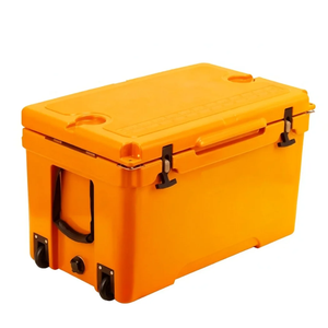 Maßgefertigter 115qt Hochleistungs-Rollkühler Rotationsgeformte Isolierte Eisbox 5 Tage Eishaltbarkeit Auslaufsicher für Outdoor Camping Angeln - Product Image 6