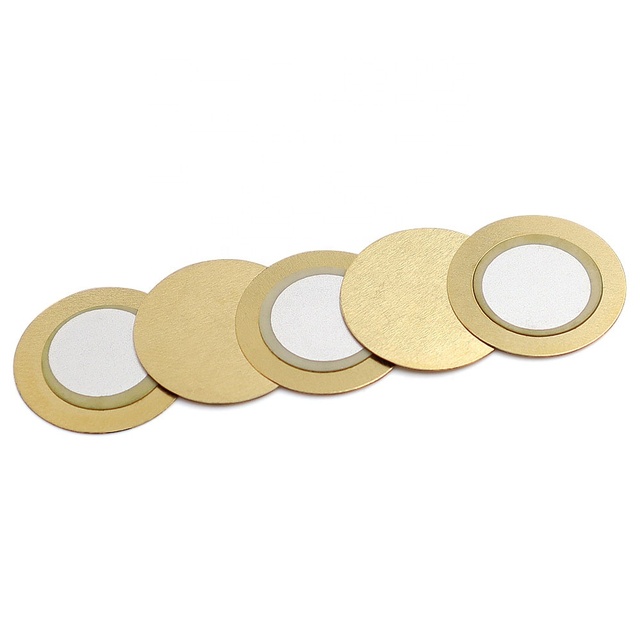 Diameter 15MM Piezo Ceramic Brass Disc Alarm Sounding Sound Piezoelectric Ceramic Plate Buzzer Acoustic Components