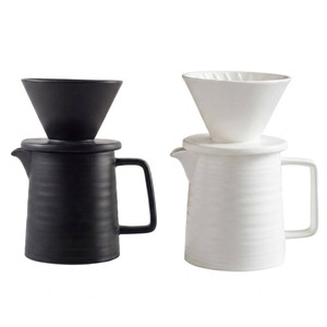 Promotion du Nouvel An MSH : Ensemble <span class=keywords><strong>de</strong></span> filtration à café en céramique personnalisé avec logo, kit <span class=keywords><strong>de</strong></span> préparation manuel V60 pour extraction par infusion - Product Image 1