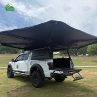 Nuevo Diseño Carter Gris Negro Blanco Tundra Truck Camper Overland Carpa Desplegable de Carcasa Rígida para Camioneta Hiatus Camper