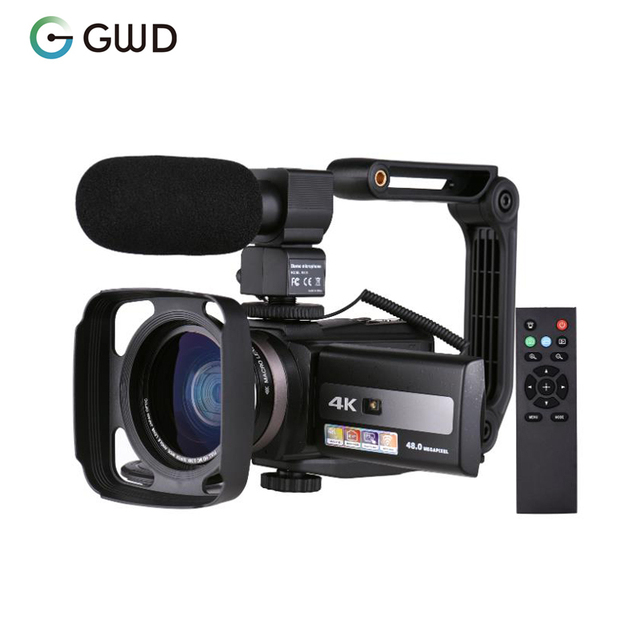 Portable Handheld 48MP 60FPS Wifi Camcorder 4K HD Vlog Camera Video Camcorder Recording Vlogging Digital Hand 4K HD Camera