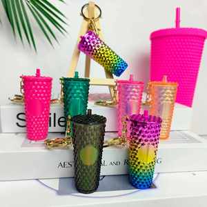 Accesorios de Moda para Llaveros: Mini Colgantes de Taza de Café Starbucks y Llaveros de Taza de Durian - Product Image 2