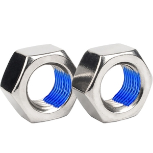 Độ chính xác cao <span class=keywords><strong>Hex</strong></span> khóa hạt 304 thép không gỉ màu Xanh vá dính hạt cho chống rung buộc <span class=keywords><strong>Hex</strong></span> hạt - Product Image 1