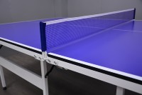 Table de ping-pong professionnelle 15MDF pour l'entraînement en salle avec roulettes Tables de tennis de table mobiles pliables
