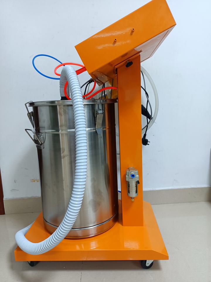 Manual Electrostatic Powder Coating Spray Gun and Machine with PLC ...