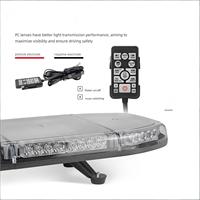 Feux d'avertissement LED pour toit de voiture 51 pouces 130 cm, feux clignotants rouge bleu blanc, lumière stroboscopique verte ambre pour toit de voiture ou de camion