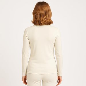FOXA Women's Thermaskin Baselayer <b>Thermal</b> Turtleneck <b>Top</b> Long Sleeve Lightweight Heat Generating Shirt - Product Image 3