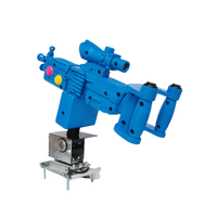 Machine d'arcade de jeu vidéo à pièces pour enfants modèle de pistolet de tir en bois en plastique en métal pour 6 ans et plus anglais, y compris la boxe