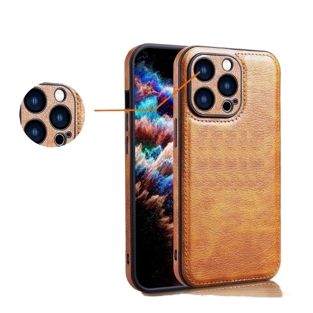 For Apple 16Promax Luxury Leather Phone Case for iPhone 16Promax for Huawei P70/Mate60 for Samsung S24Utra/23-Protective Cover