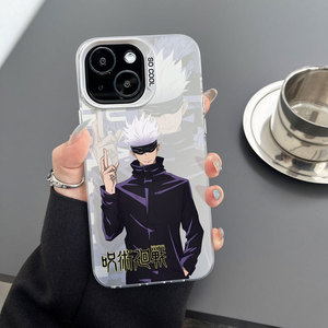 Nuova Cover Protettiva Antiurto IMD in PC con Design Anime Gojo Satoru per iPhone 17/16/<span class=keywords><strong>15</strong></span>/14/13 Pro Max/14 Plus - Product Image 5