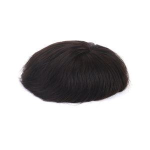 Parrucchino Sinoland su Misura, <span class=keywords><strong>Base</strong></span> in <span class=keywords><strong>Capelli</strong></span> Indiani 100% Umani, Sottile 0,02-0,04mm, Invisibile sulla Fronte, Lunghezza <span class=keywords><strong>6</strong></span> Pollici - Product Image 6