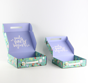 Caja de correo corrugado de gama alta de marca ecológica con materiales reciclados de cartón corrugado Kraft con logotipo personalizado - Product Image 4