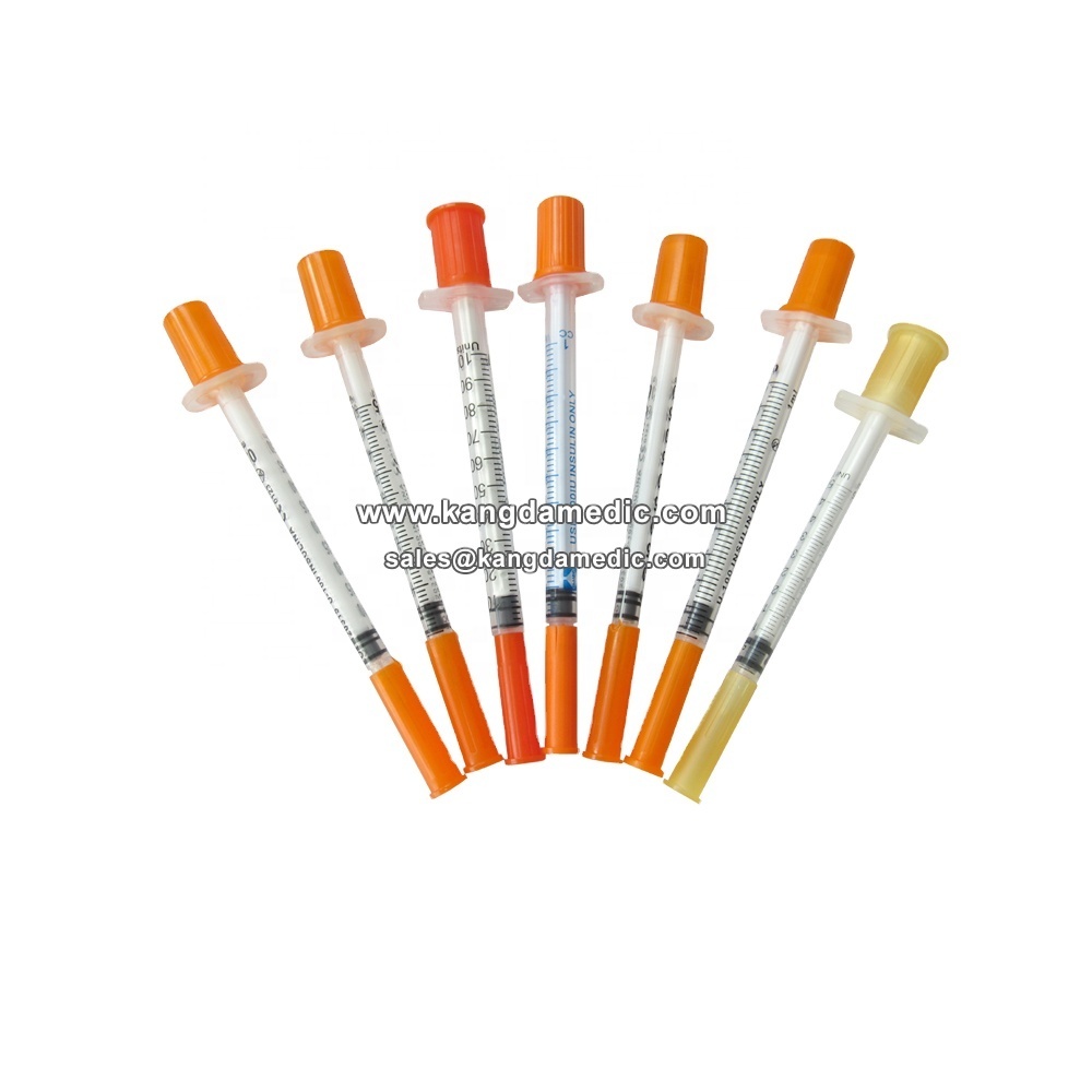 disposable insulin needles and syringes 1ml 0.5ml 0.3ml