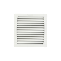 Ventilateur filtrant en plastique pour le refroidissement des armoires électriques avec grille d'aération pour système de ventilation des panneaux de commande