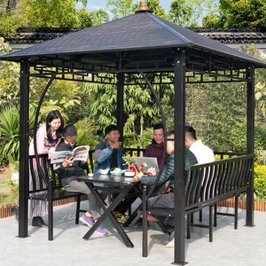 Volver a los tiempos antiguos de China Gazebo con luz de piso Gazebo de lujo Trae la sensación especial para los clientes - Product Image 6