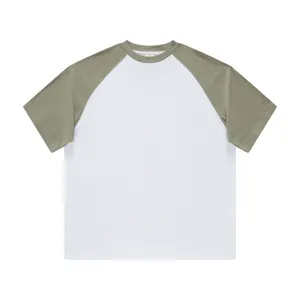 Yüksek kalite ağır 280gsm % 100% pamuk boy baskılı işlemeli düz Tee artı boyutu erkek özel T Shirt