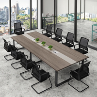 Ensemble table de conférence et chaises en bois extensible, style moderne et poétique, inspiré des chansons saisonnières, pour petits espaces, usage scolaire et hôtelier