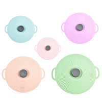 Couvre-aliments en silicone de qualité alimentaire sans BPA, personnalisable, multi-tailles, résistant aux hautes températures, compatible micro-ondes