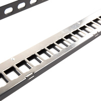 Aksesoris Jaringan Berkualitas Tinggi RJ45 24 Port Cat5E Cat6 Cat6A Poe FTP Blank Patch Panels