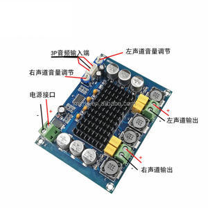 Placa Amplificadora Digital de Alta Potencia XH-M543 Módulo de Amplificación de Audio TPA3116D2 Clase D Doble Canal 2 * 120W - Product Image 2