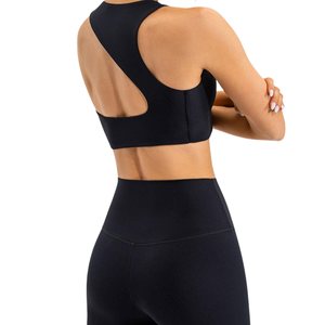 Hot Sexy col haut antichoc sport Yoga soutien-gorge filles Gym Fitness porter soutien-gorge haut Logo personnalisé vêtements - Product Image 3