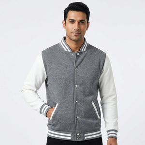 Chaqueta de Béisbol de Moda Masculina 2024, Chaqueta Varsity con Diseño Personalizado al por Mayor, en Colores Sólidos para Primavera - Product Image 1