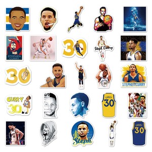 50 autocollants personnalisés tendance de célébrités sportives et de dessins animés, décorations pour gobelets, tablettes et valises de voyage - Product Image 3