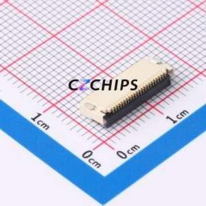 FPC-0.5HF-22PWBR-H20 FFC/FPC Connector SMD,P=0.5mm,Connector Flip Cover Type Double Side Contact / Top Bottom Contact 22P 0.5mm - Product Image 2