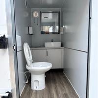 Toilettes mobiles de luxe, design moderne VIP, panneau FRP durable, entièrement équipées, événements publics, toilettes mobiles 2026