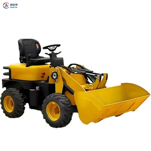 ミニホイールバックホーコンパクトホイールローダーマシンフロントエンド使用ローダーミニスキッドステアローダー - Product Image 1