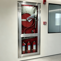 Armoire de rangement pour hydrant et tuyau d'incendie de qualité commerciale