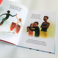 Impression colorée de livres à couverture rigide pour enfants d'outre-mer bon marché