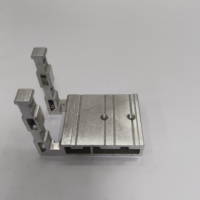 Support d'angle en L ultra-fin en alliage d'aluminium 6063-T5 durable, usiné CNC sur mesure, design moderne Tengshuo, pour fenêtre et porte