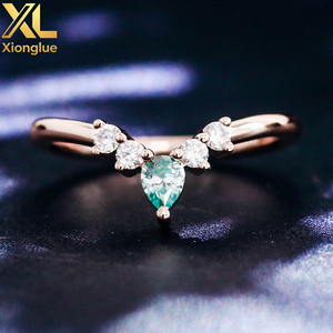 Solid Real Gold Lab Grown Diamond <b>Ring</b> Fashion <b>Rings</b> <b>Ring</b> Holder Custom Jewelry Wedding Daily Wear for <b>Couple</b> Set - Product Image 3