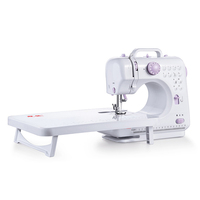 Machine à coudre à pédale Portable avec 12 motifs de points, 6V, 1 paire