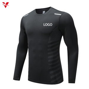 <strong>Compression</strong> <strong>Shirt</strong> Men Short Running T <strong>Shirt</strong> Gym Sports Top Quick Dry Breathable <strong>Black</strong> Fitness Tights Bodybuilding Clothing UA522 - Product Image 1