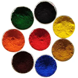 Iron Oxide Pigment Red Yellow Brown Black Fe2o3 Pigment 130 190 180 4130 Iron Oxide Pigment