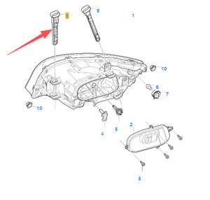 OE31294522 pour <span class=keywords><strong>Volvo</strong></span> <span class=keywords><strong>S60</strong></span> V60 S60L, ancre intérieure de phare avant, pièces automobiles, supports de montage intérieurs de phares de haute qualité - Product Image 5