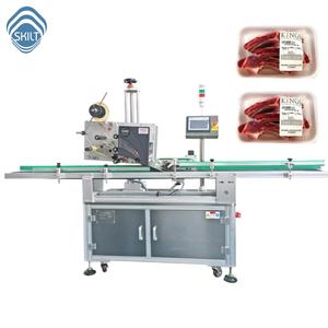 Automatic square Containers Body and Top and Bottom Pneumatic Labeling Machine <b>Label</b> <b>Applicator</b> for Box and Box - Product Image 2